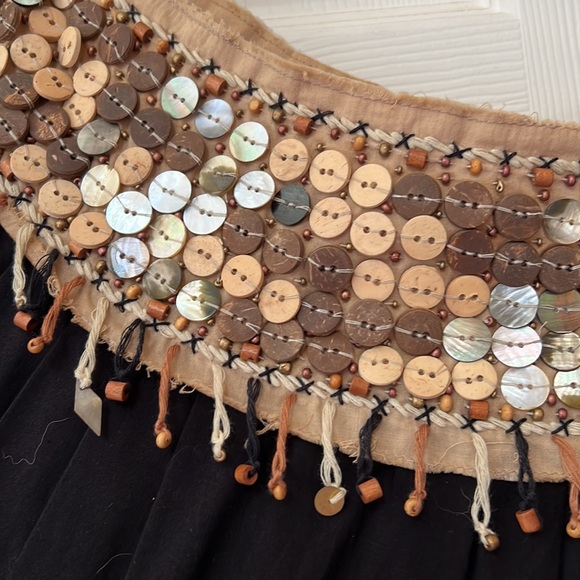 NWT Basil and Maude Boho Artisan Skirt - Picture 2 of 10